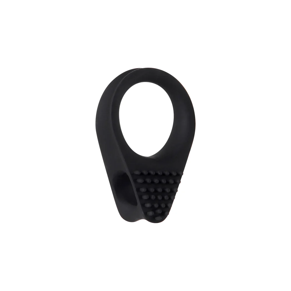 Adam & Eve Adam's Deluxe Penis Ring Sampler - Black/Smoke - Image 6