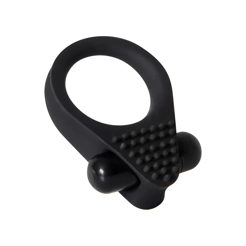 Adam & Eve Adam's Deluxe Penis Ring Sampler - Black/Smoke - Image 7