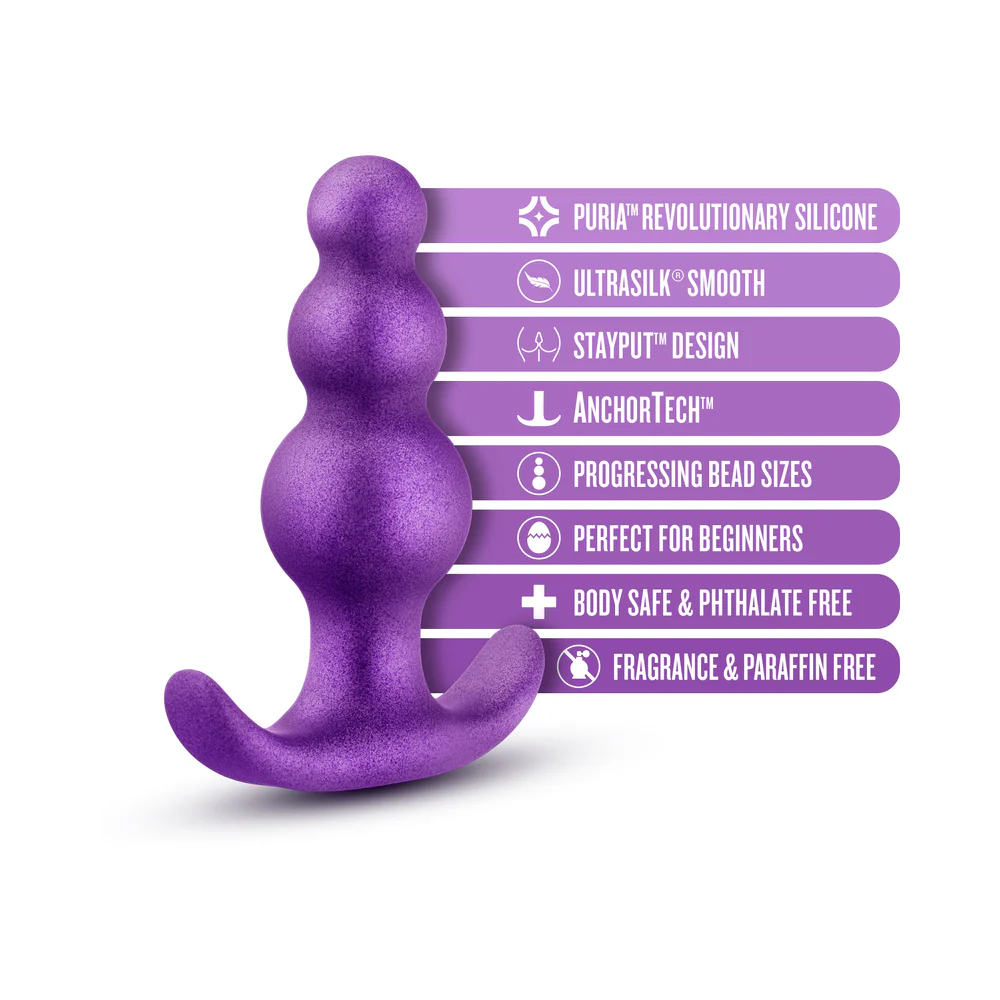 Blush Anal Adventures Matrix Supernova Plug - Purple - Image 5