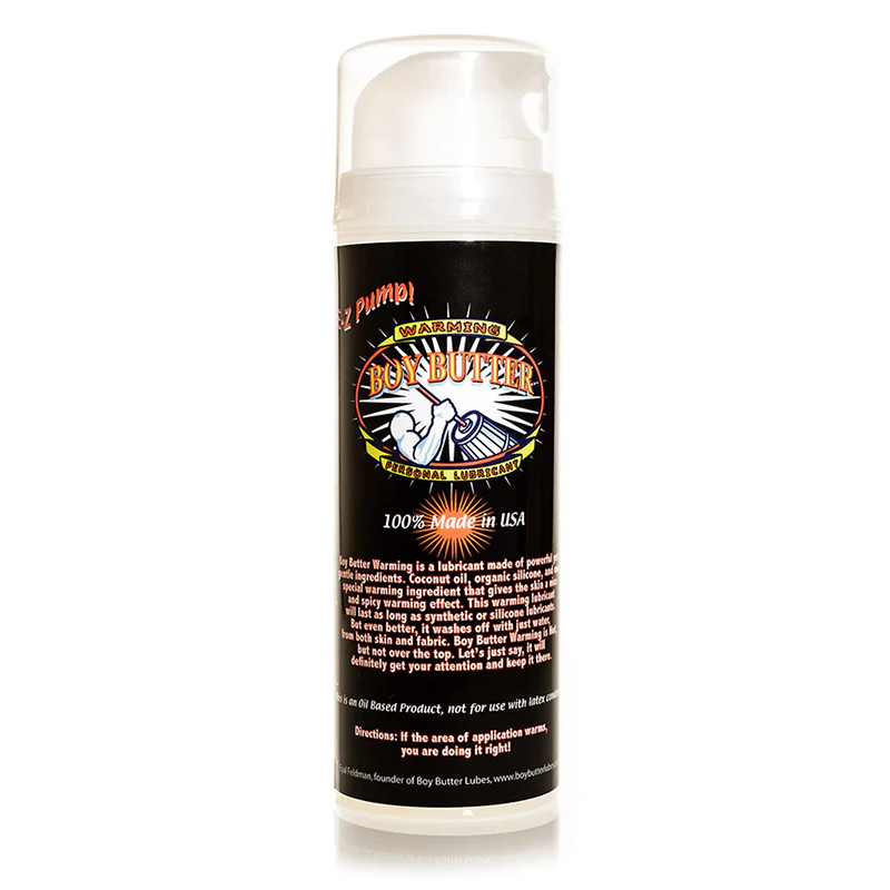 Boy Butter Water Based Warming Lubricant - 5 oz