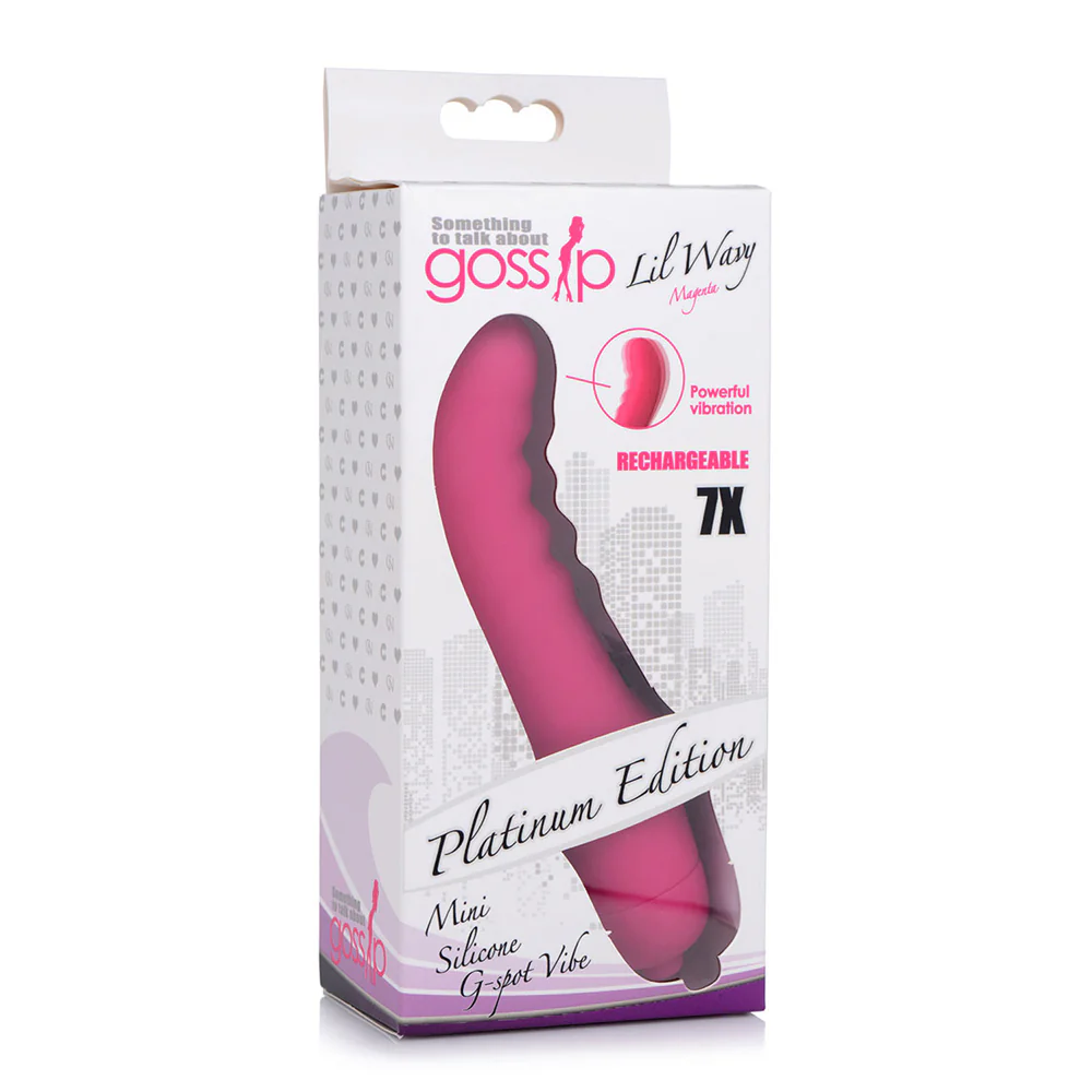 Curve Novelties Gossip Lil Wavy 7X Mini G Spot Vibe - Magenta