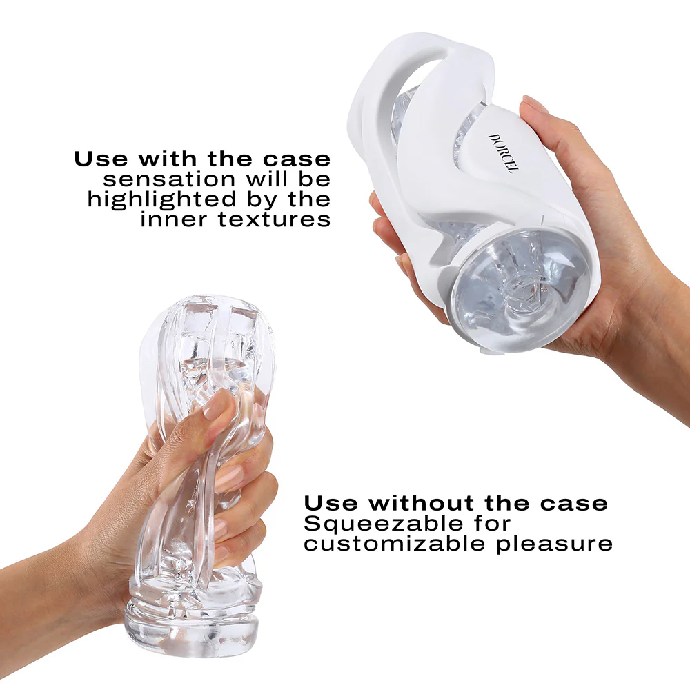 Dorcel Deep Blow Masturbator - White - Image 4