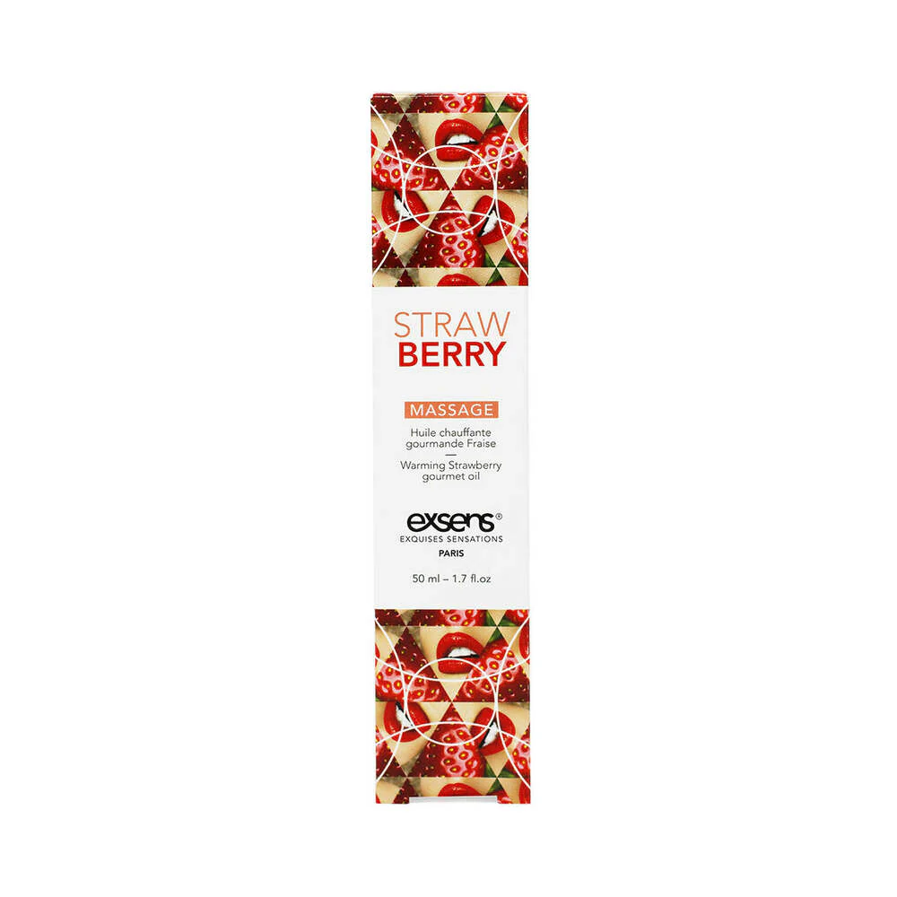 EXSENS of Paris Warming Massage Oil - Strawberry - Image 3