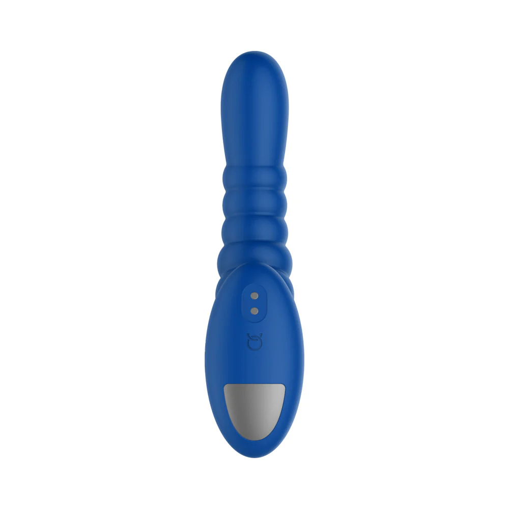 Forto Ribbed Pro Vibrating Massager Blue - Image 6