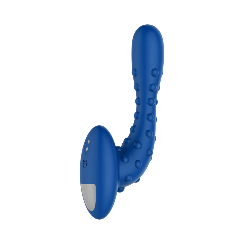 Forto Studded Pro Vibrating Massager Blue - Image 3
