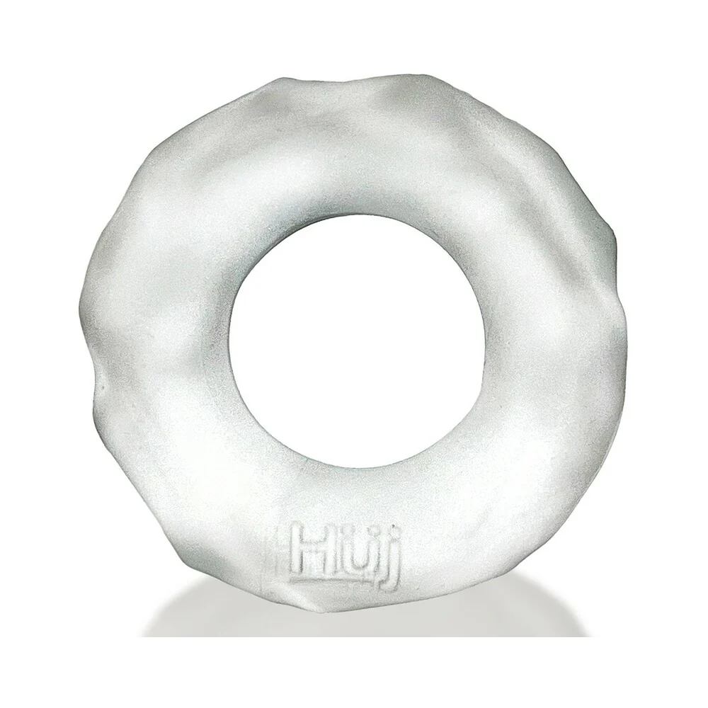 Hunkyjunk Fractal Tactile Cockring Clear Ice - Image 2