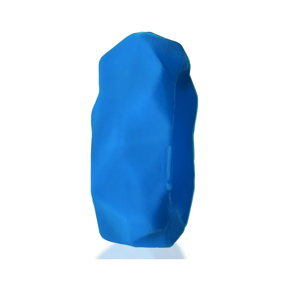 Hunkyjunk Fractal Tactile Cockring Teal Ice - Image 4
