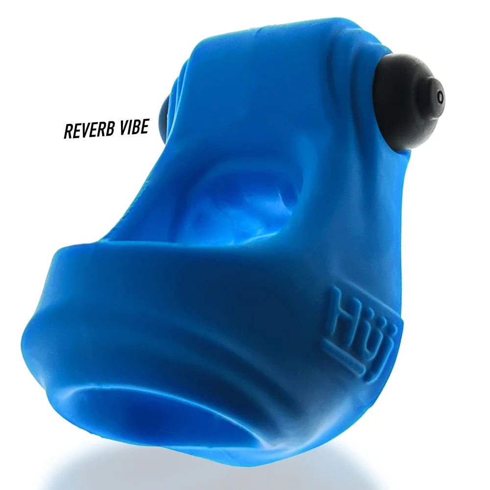 Hunkyjunk Revsling Cock & Ball Sling With Bullet Vibrator Teal - Image 4