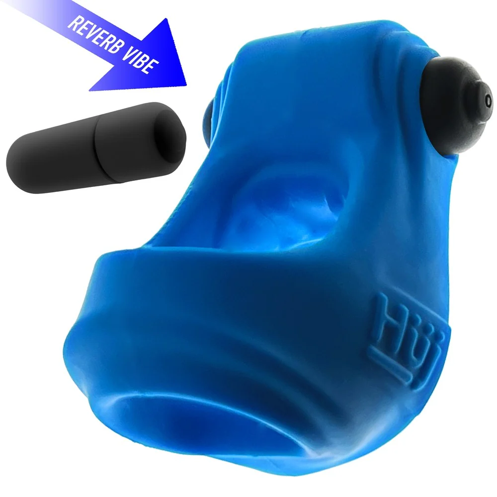 Hunkyjunk Revsling Cock & Ball Sling With Bullet Vibrator Teal - Image 8