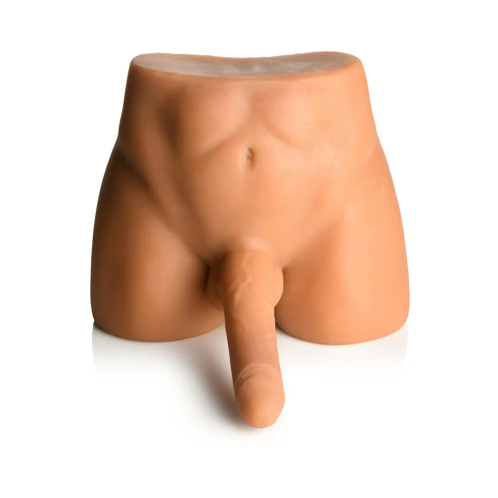 Jock Male Masturbator With Thrusting Posable 7 In. Dildo Medium - Image 4