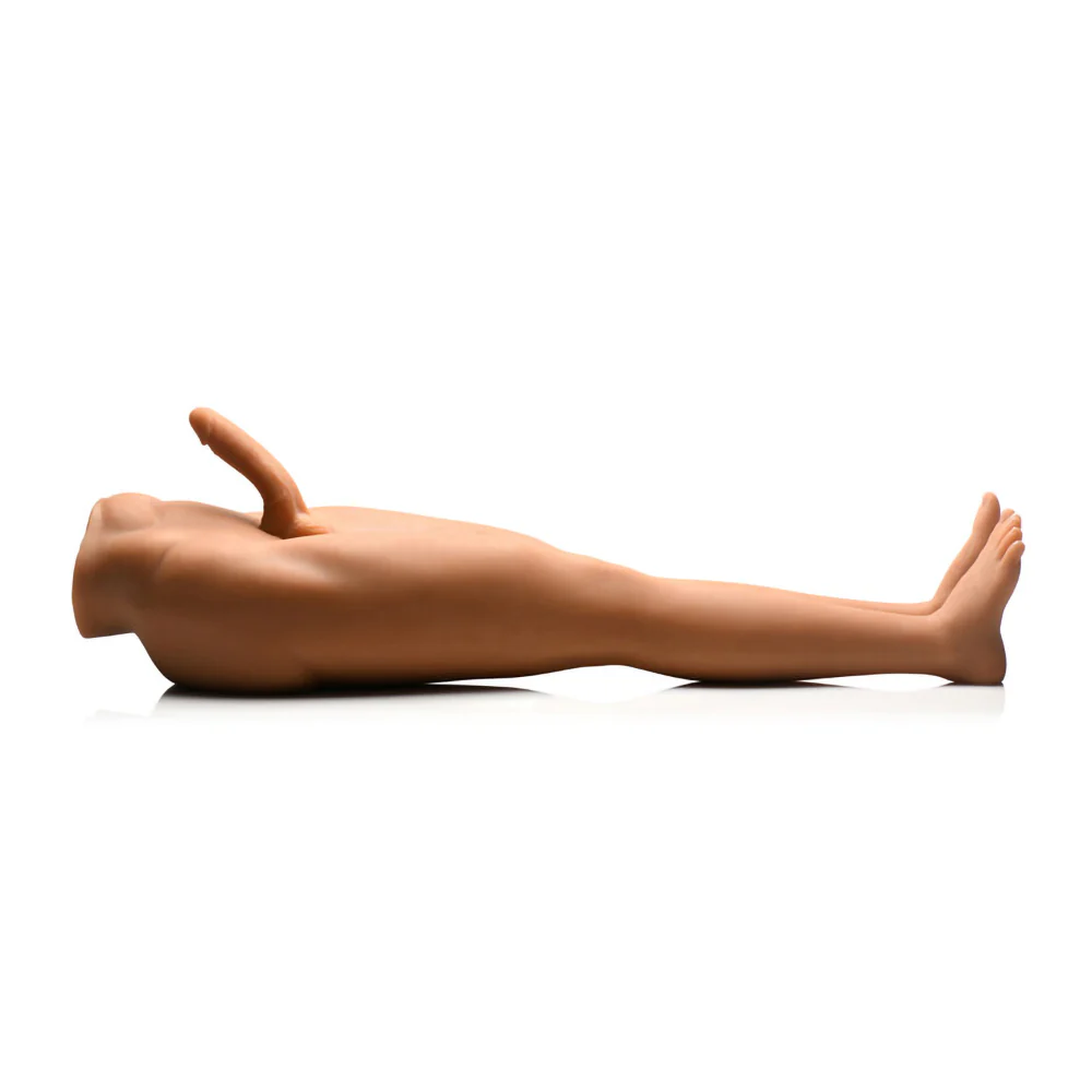 Jock Male Sex Partner Posable Doll With Rechargeable Remote-controlled Thrusting & Warming 7 In. Sil - Image 5