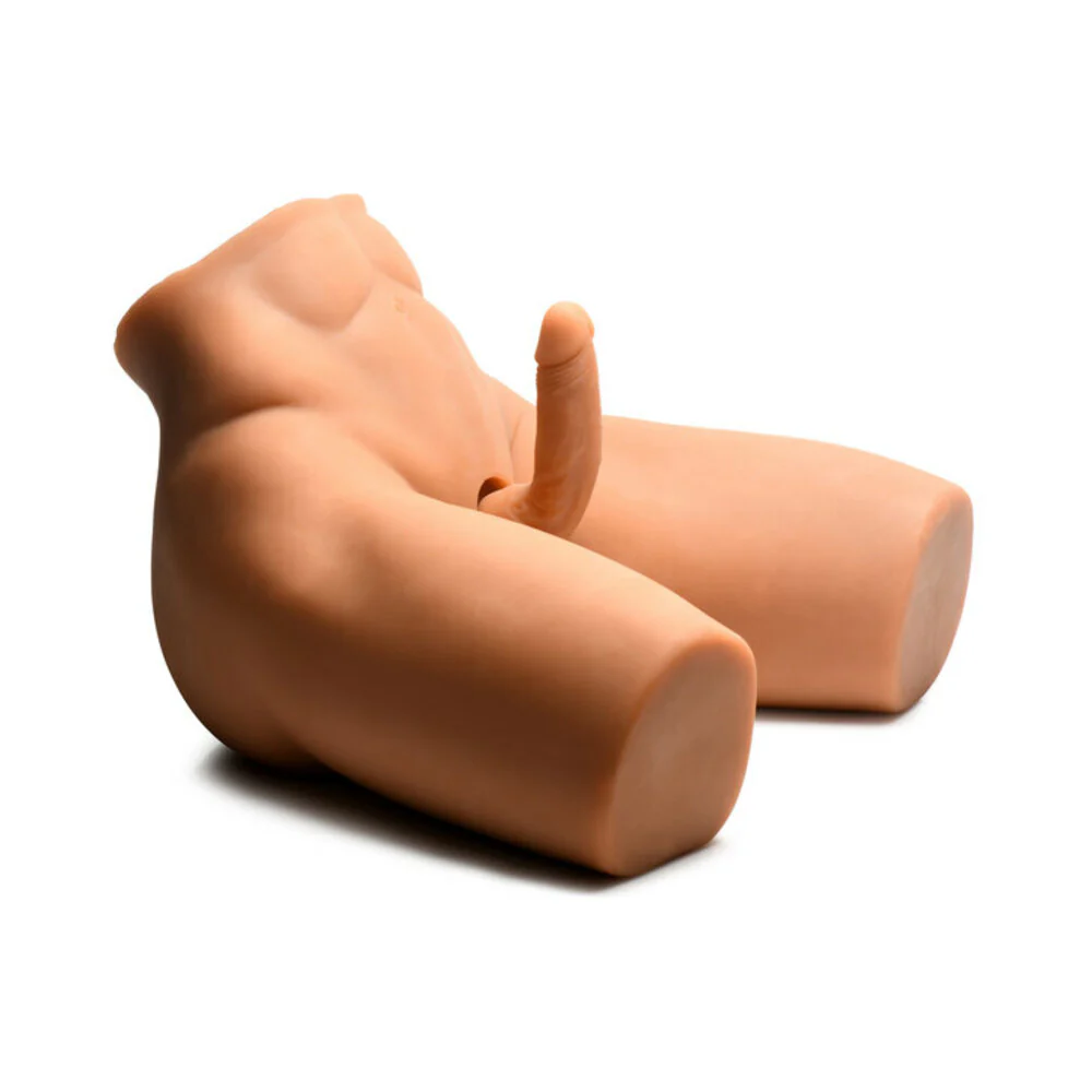 Jock Poseable Torso With Thrusting Posable 7 In. Dildo Medium - Image 7