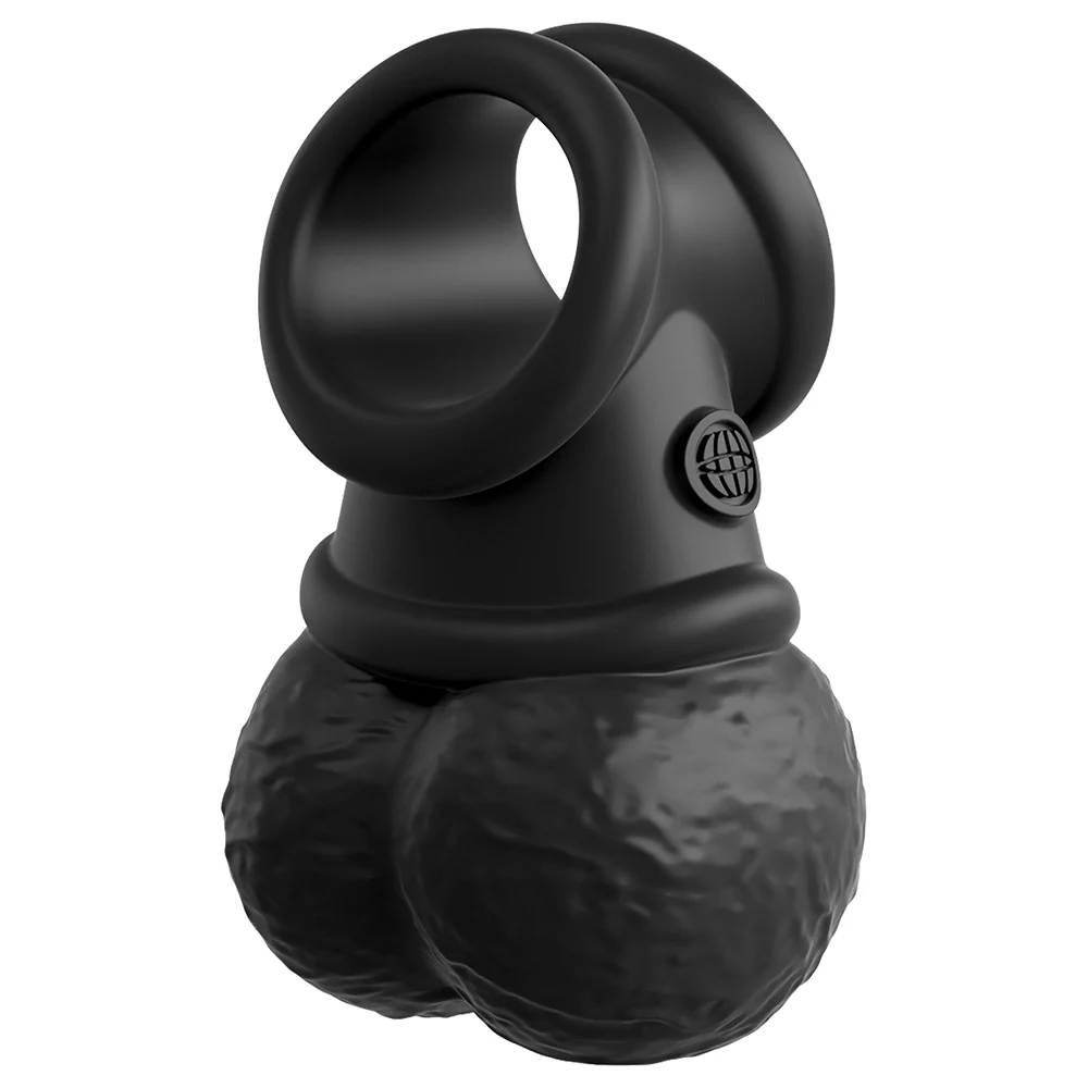King Cock Elite The Crown Jewels Swinging Balls Weighted C-ring - Image 3