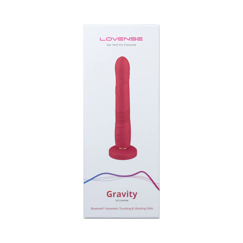 Gravity Thrusting Dildo - Red - Image 12