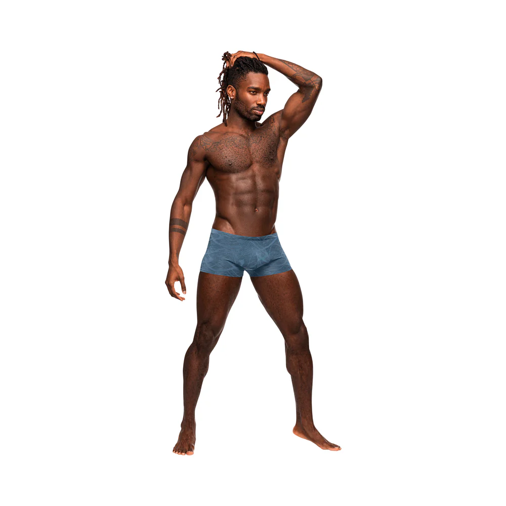Male Power Inter-mingle Mini Short Blue S - Image 2