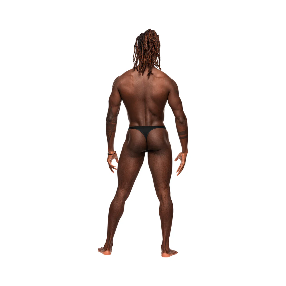 Male Power Magnificence Micro V Thong Black L/xl - Image 4