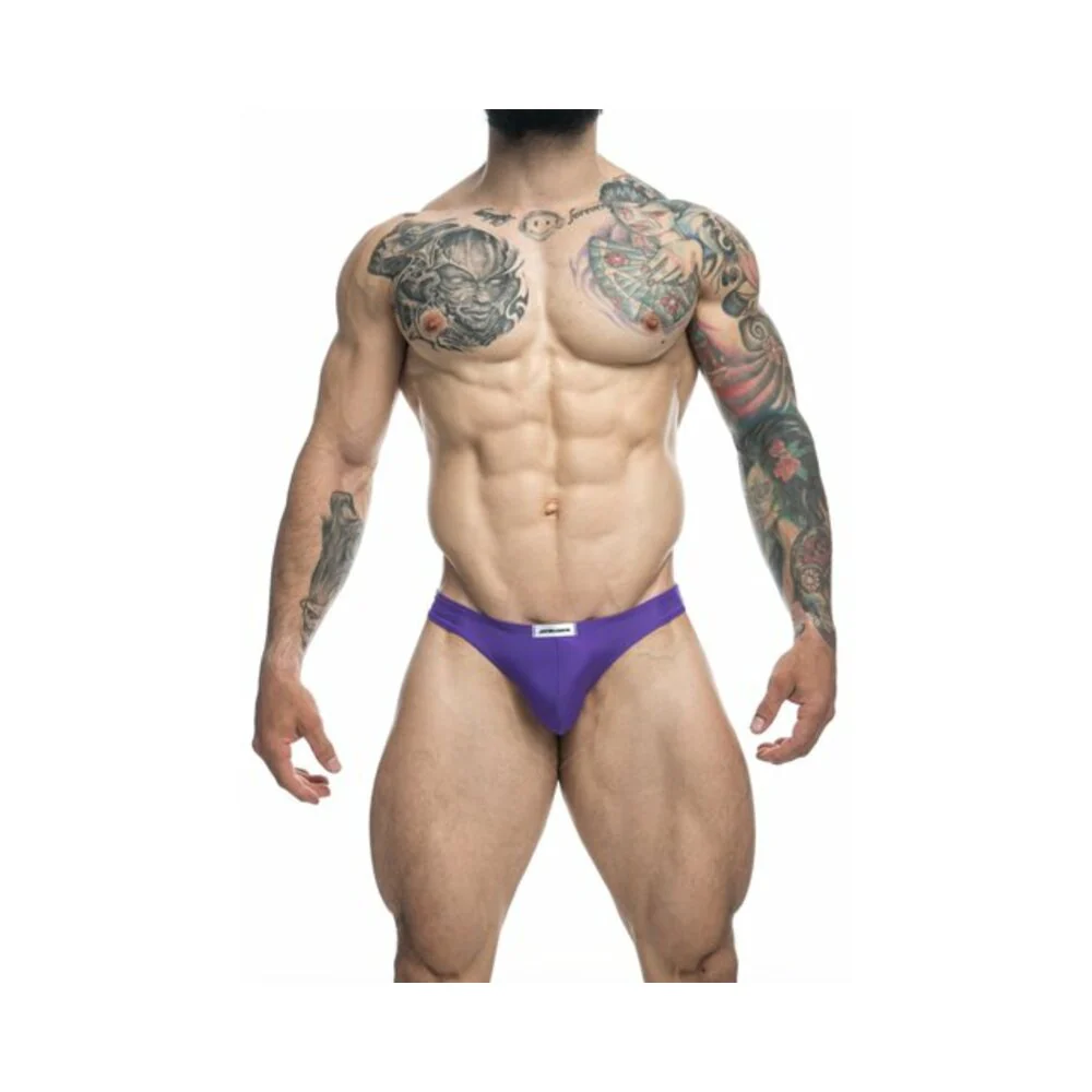 Malebasics Justin + Simon Classic Bikini Purple M - Image 3
