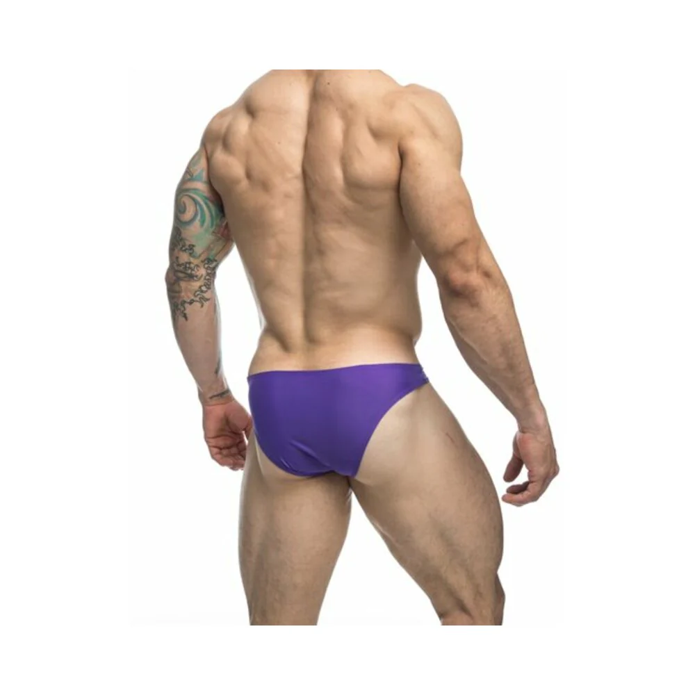 Malebasics Justin + Simon Classic Bikini Purple M - Image 4