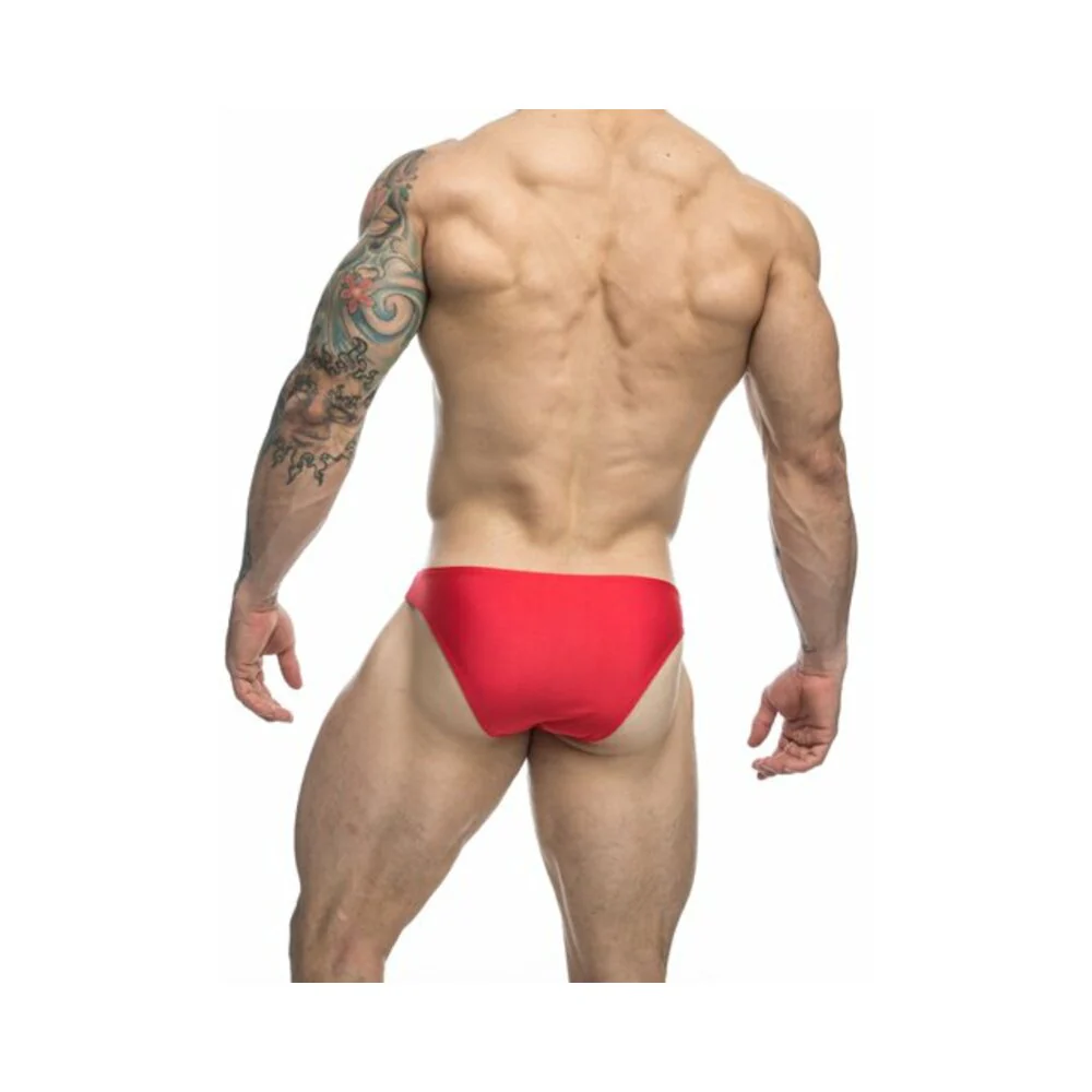 Malebasics Justin + Simon Classic Bikini Red L - Image 5