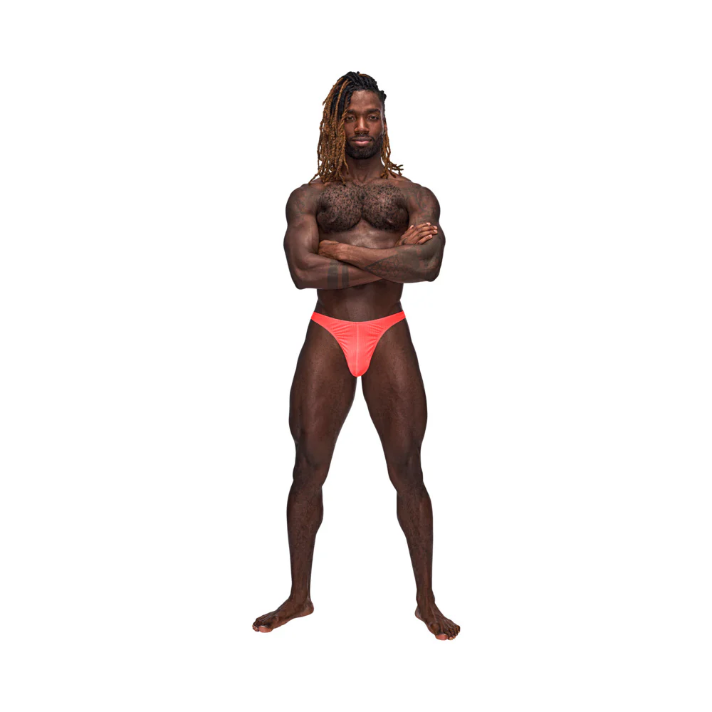 Mp Barely There Bong Thong Coral S/m - Image 2