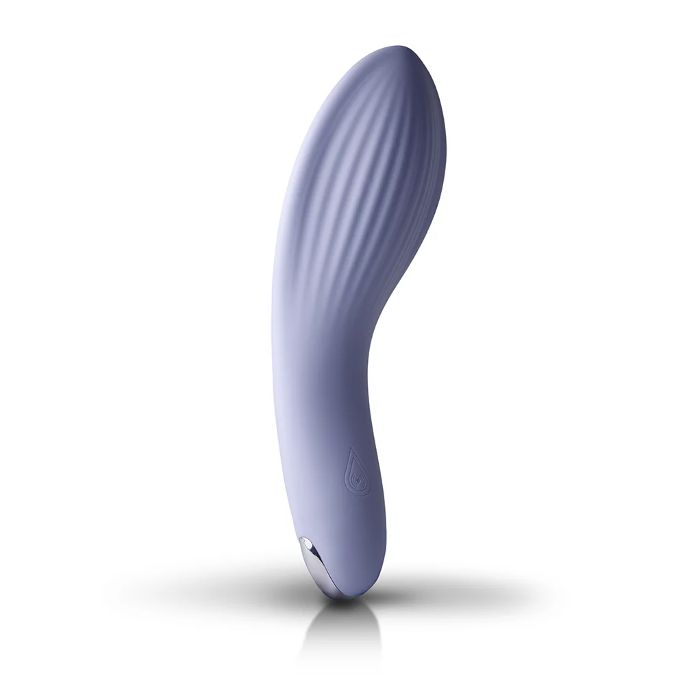 Niya 2 Rechargeable Silicone Couples Massager Cornflower - Image 4