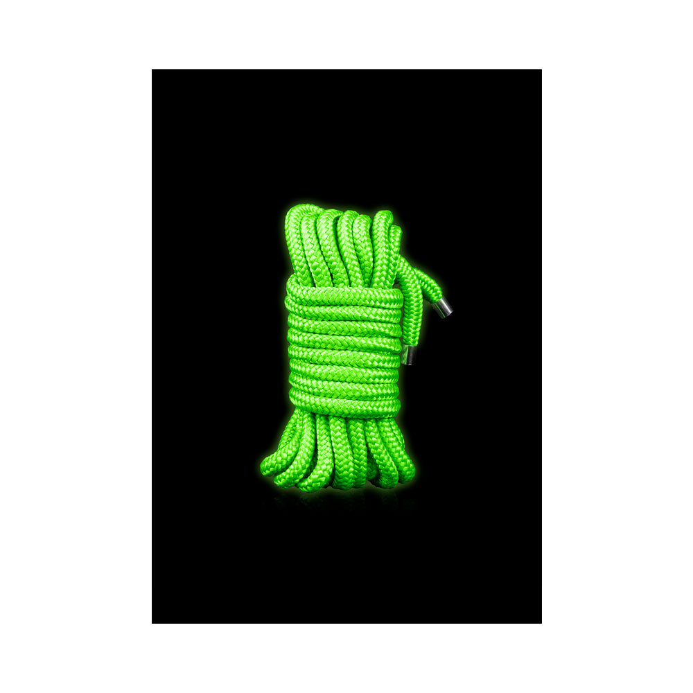 Ouch! Glow Rope - 5 M/16 Strings - Glow In The Dark - Green - Image 3