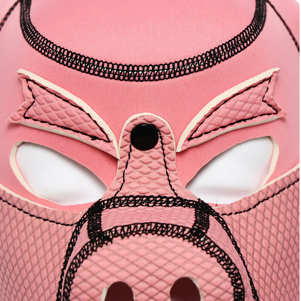 Ple'sur Neoprene Pig Mask Hood Pink - Image 5