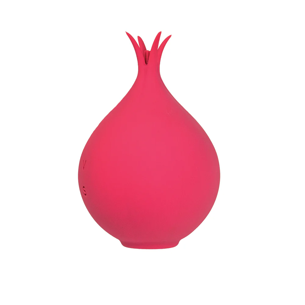 Princess Clit-tastic Suction Tickler Rechargeable Silicone Vibrator Red - Image 3