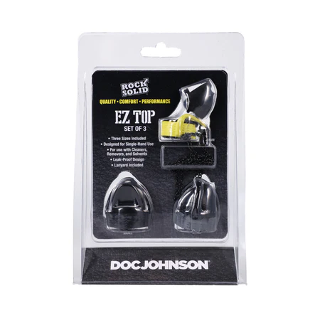 Rock Solid EZ Top Set of 3 Black: Yellow: Grey