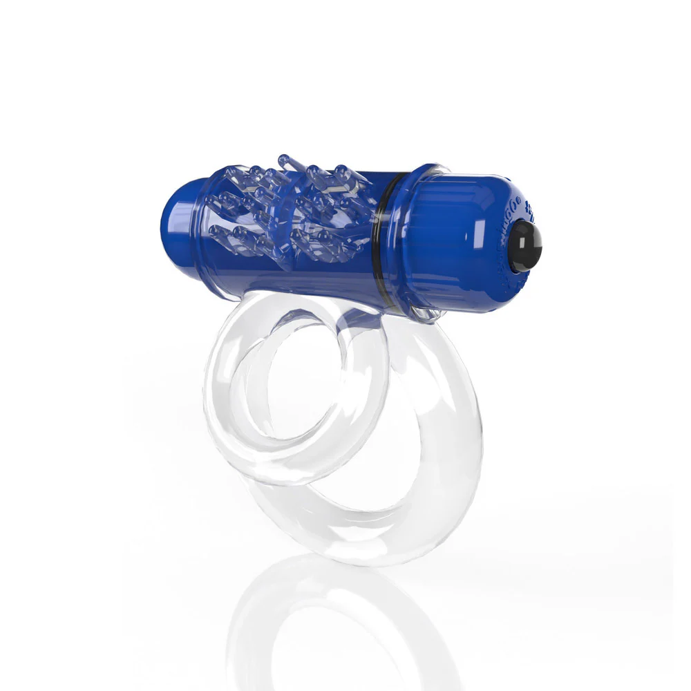 Screaming O 4b Doubleo 6 Vibrating Double Cockring Blueberry - Image 3