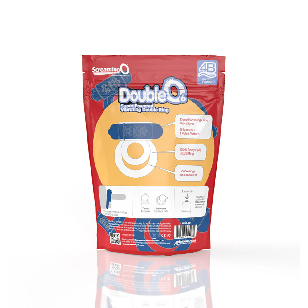 Screaming O 4b Doubleo 6 Vibrating Double Cockring Blueberry - Image 6