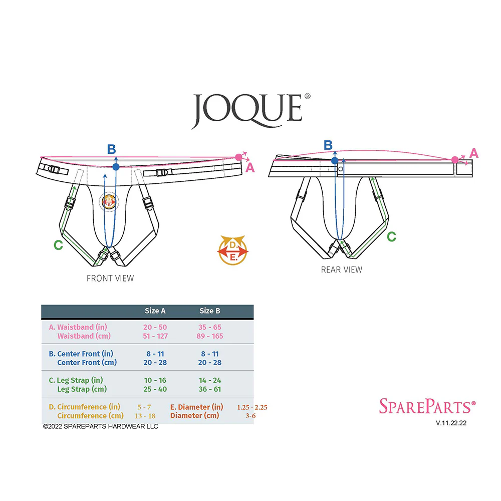 Spareparts Joque Double Strap Harness Purple Size B - Image 8