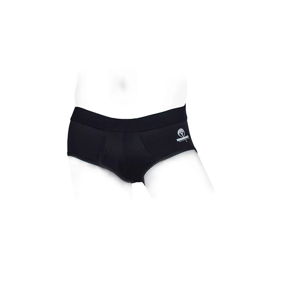 Spareparts Pete Briefs Nylon Packing Underwear Black Size M - Image 2