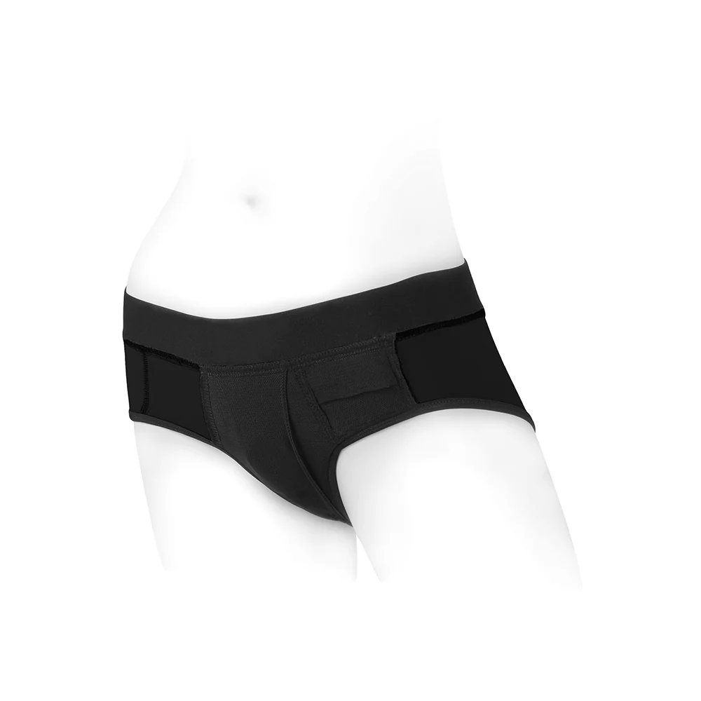 Spareparts Tomboi Nylon Briefs Harness Black Size 4xl - Image 4
