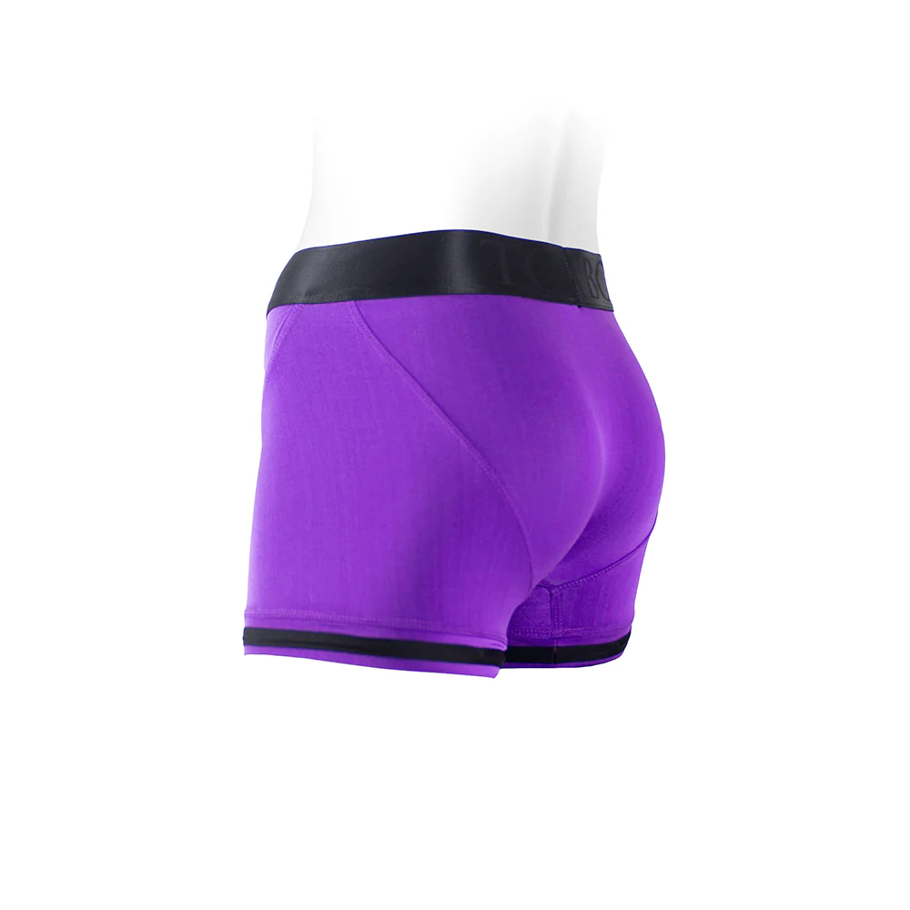 Spareparts Tomboii Nylon Boxer Briefs Harness Purple/black Size S - Image 4