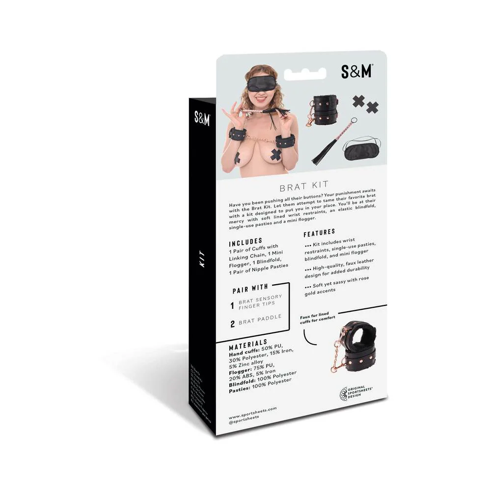 Sportsheets Sex & Mischief Brat 4-piece Bondage Kit - Image 8