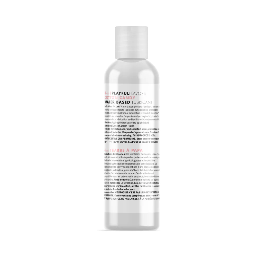 Swiss Navy 4 In 1 Playful Flavors Cotton Candy 1 Oz. - Image 3