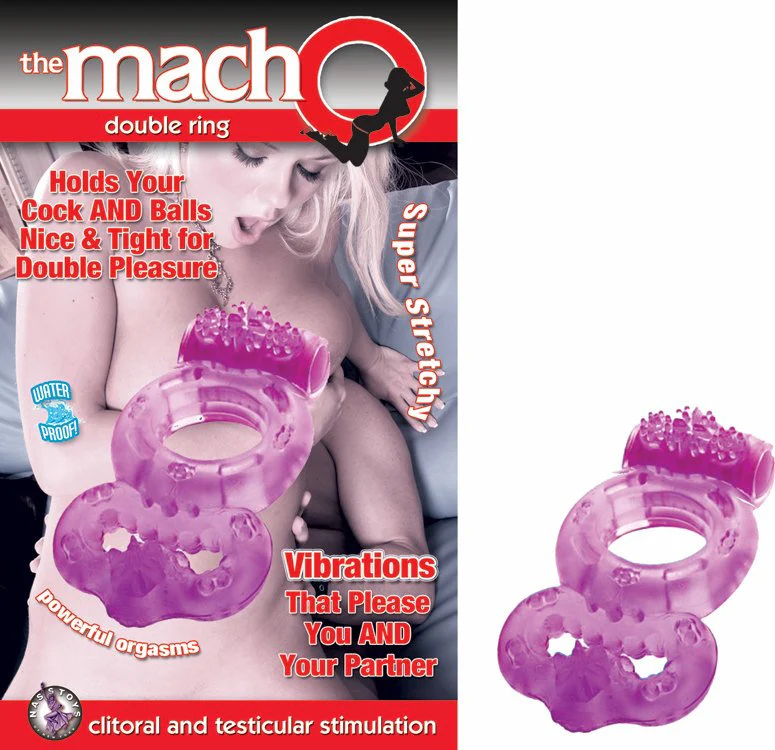 The Macho Double Ring Purple