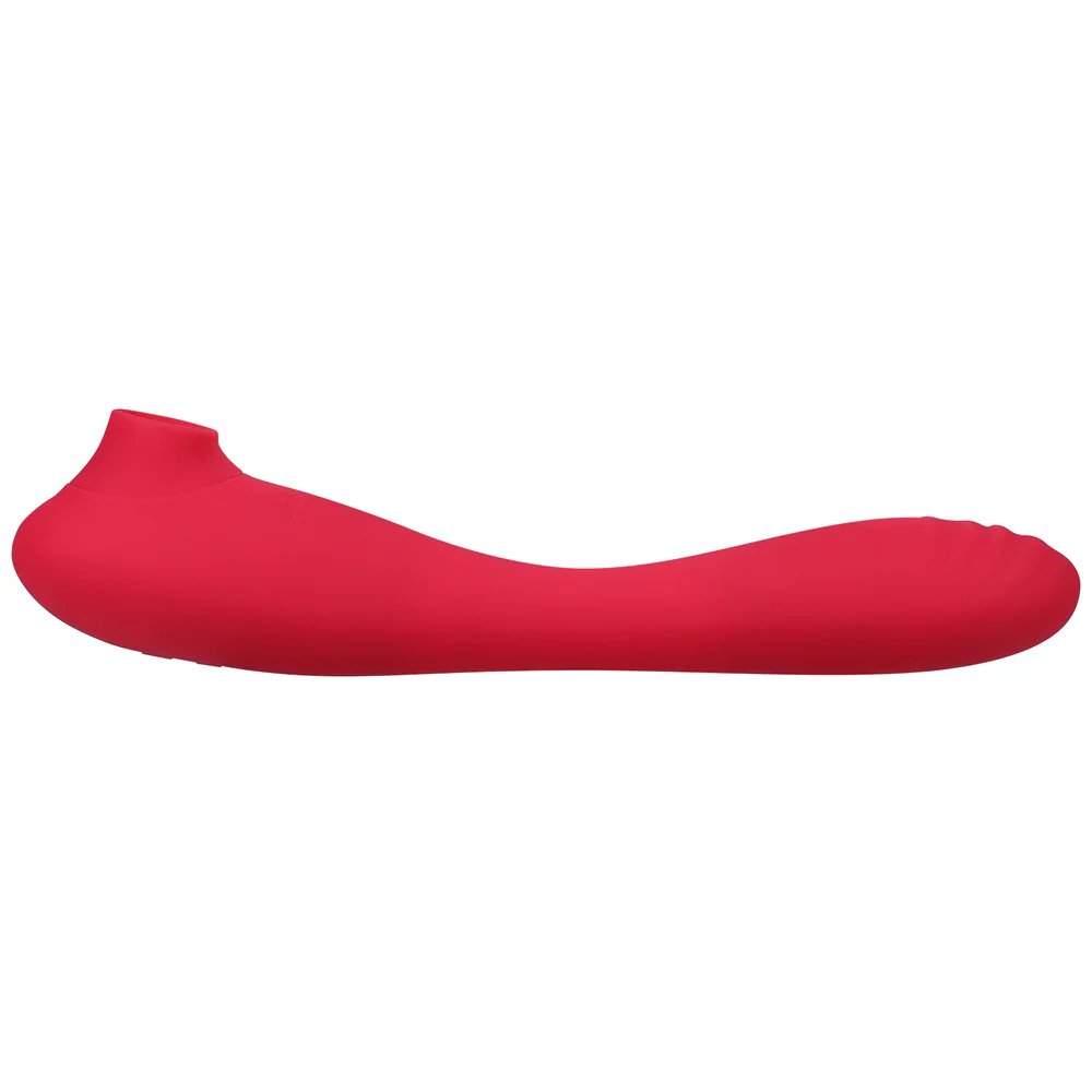 This Product Sucks Rechargeable Bendable Dual Ended Silicone Sucking Clitoral Stimulator & G-spot Vi - Image 8