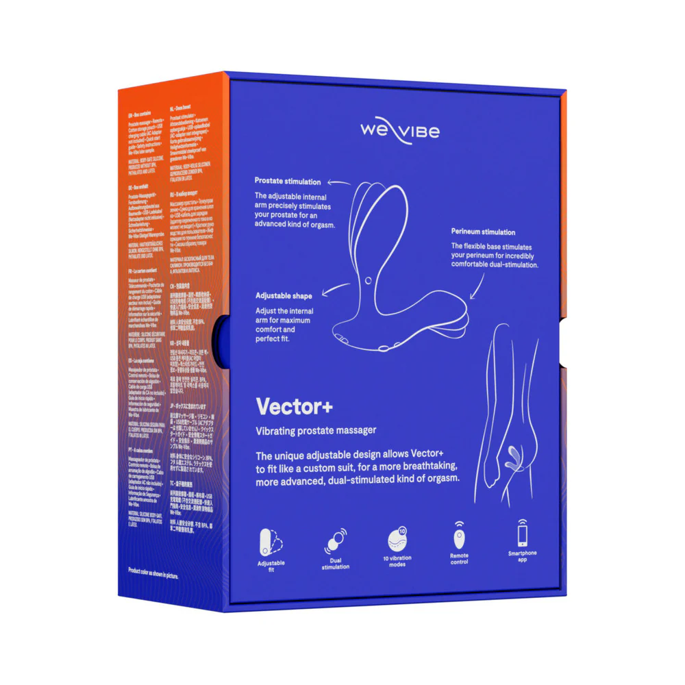 We-vibe Vector+ Prostate Massager Royal Blue - Image 13