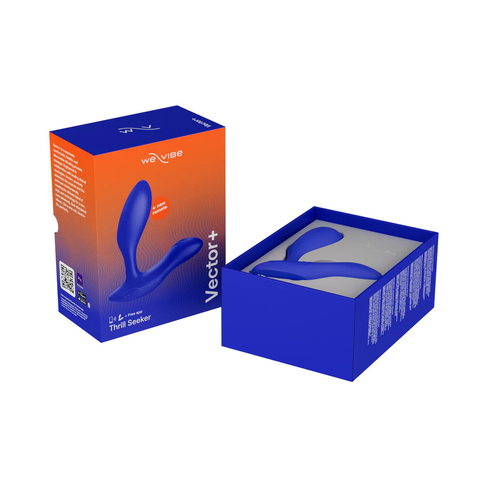 We-vibe Vector+ Prostate Massager Royal Blue - Image 14